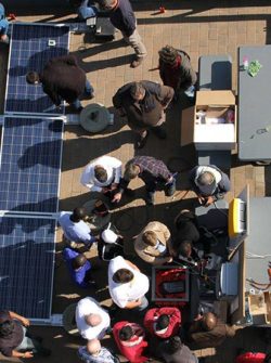 Solar power in house training to address the skills shortage